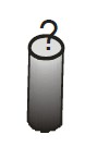 Metal cylinder with hook Metal cylinder with hook